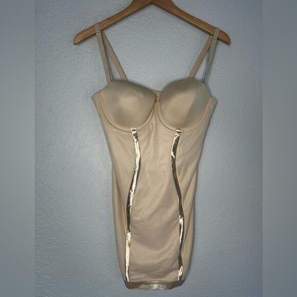 NEW Maidenform Nude Shaper Ultra Firm Control Shapewear Slip Underwire Support - Picture 4 of 10